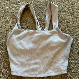 Alo Yoga Lavender Grey Bra Top Size S